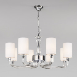 Подвесная люстра Eurosvet 60112/8 хром CATANIA