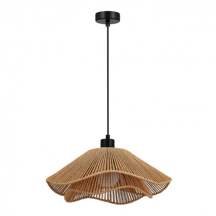 Светильник подвесной ST-Luce бежевый/черный E27 1*40W SLE6023-603-01 VERVE