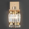 Хрустальное бра Eurosvet Barra 10100/1 золото/прозрачный хрусталь Strotskis
