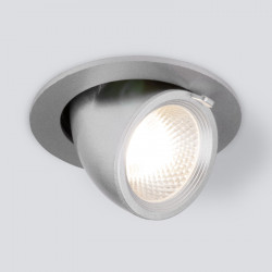 Встраиваемый светильник Elektrostandard 9918 LED 9W 4200K серебро 9918 Led
