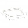Светильник потолочный Nowodvorski AGNES SQUARE LED WHITE 64W 9171