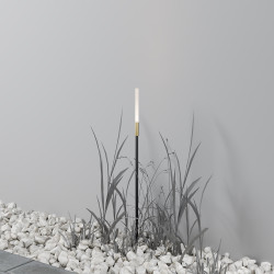 Ландшафтный светильник Maytoni O524FL-L2B3K Блеск / Flare S 3000K 2,4Вт IP 65 Диаметр 1 см Высота 80 см черный/золото
