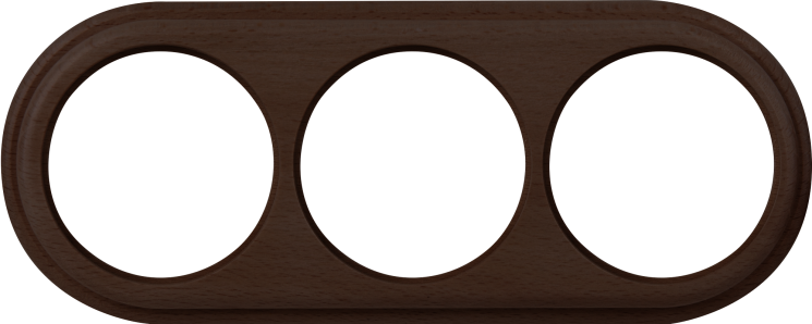 Рамка на 3 поста венге Werkel W0035226 (WL15-frame-03 Legend)