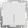 Выключатель одноклавишный с подсветкой белый Werkel W1110101 (WL01-SW-1G-LED)