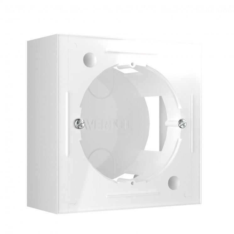Коробка для накладного монтажа (белый) W8000001 Werkel
