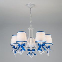 Подвесной светильник  Eurosvet Terry 60066/5 белый/синий