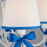 Подвесной светильник  Eurosvet Terry 60066/5 белый/синий
