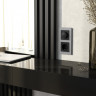 Рамка на 2 поста Senso (серебряный, стекло soft-touch) Werkel W0023106