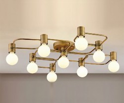 Светильник потолочный ITALLINE Vega PL 6088/9 bronze