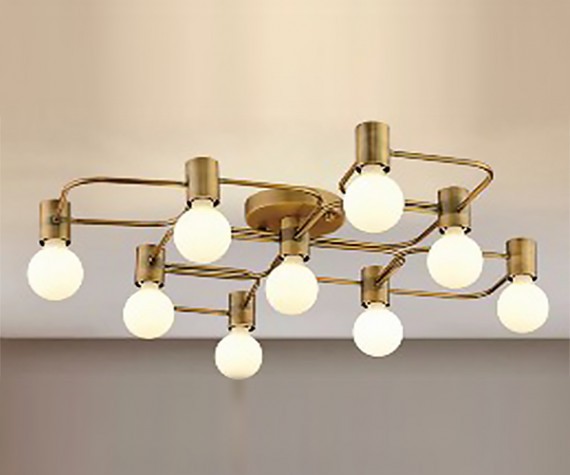 Светильник потолочный ITALLINE Vega PL 6088/9 bronze