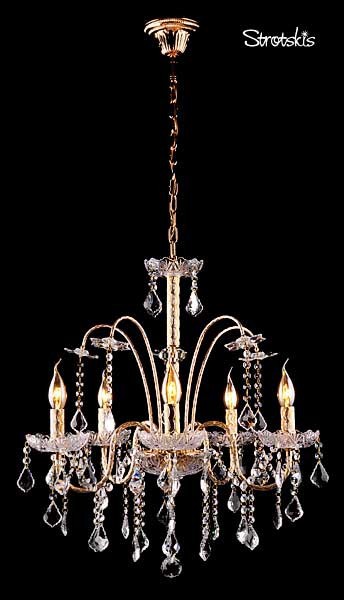 Люстра Eurosvet 3131/5 золото Strotskis