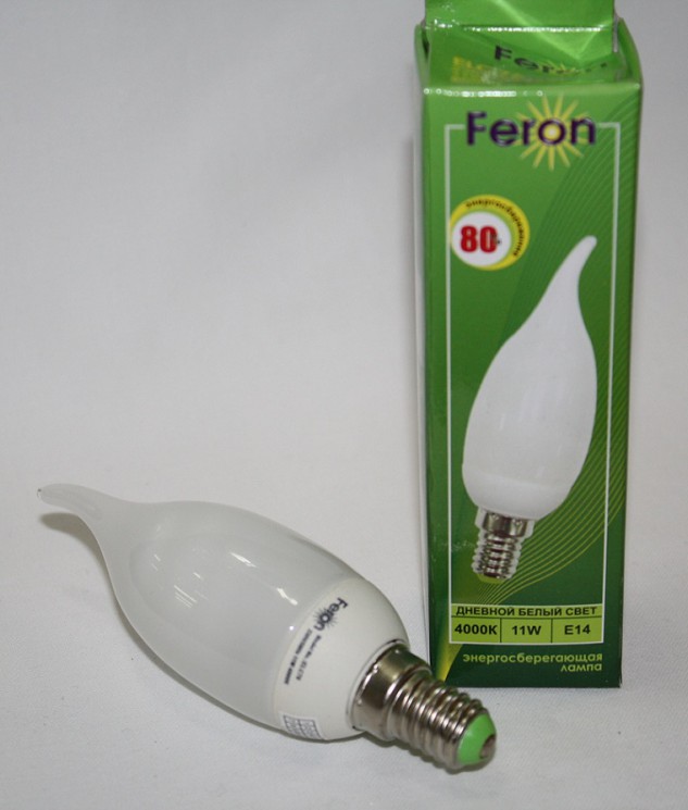 Лампа "Feron" ELC76 11W E14 4000K