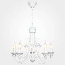 Люстра Eurosvet 60050/5 глянцевый белый