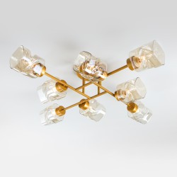 Потолочная люстра Eurosvet Hilari 30165/8 перламутровое золото