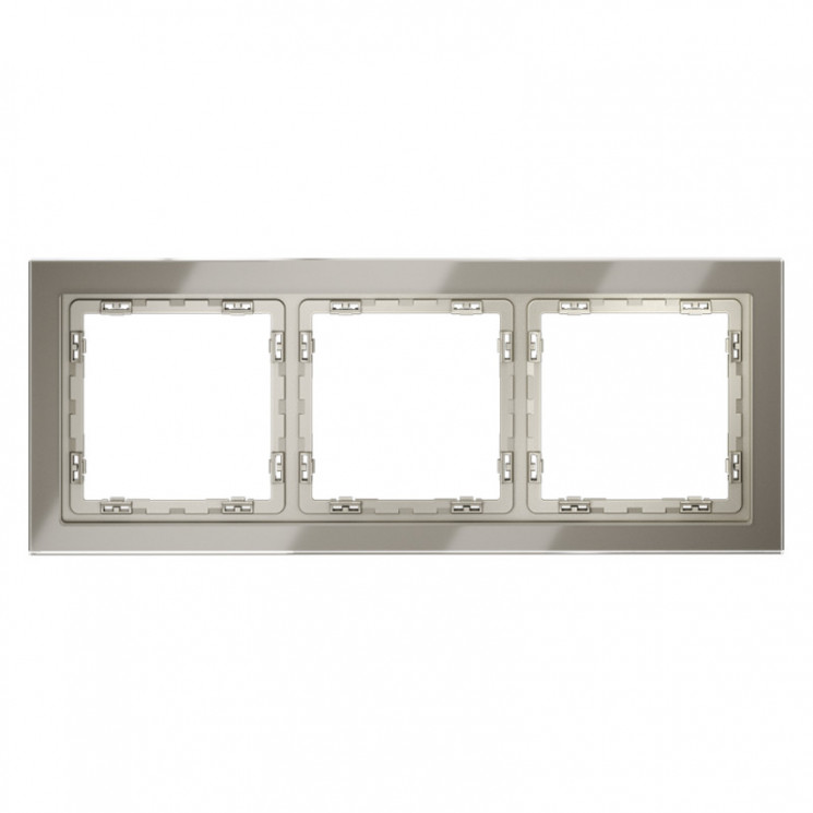 Рамка 3 поста VOLTUM VLS110304 шелк