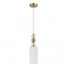 Светильник подвесной ST Luce латунь/белый E27 1*40W          SL2003.303.01