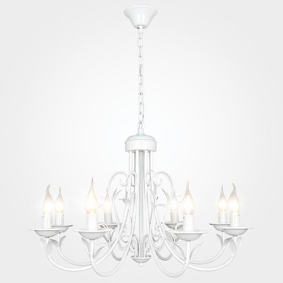 Люстра Eurosvet 60050/8 глянцевый белый