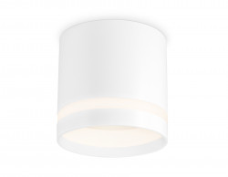 Накладной точечный светильник GX53 с акрилом TN5371 WH белый GX53 D82*80 Ambrella Light TN5371