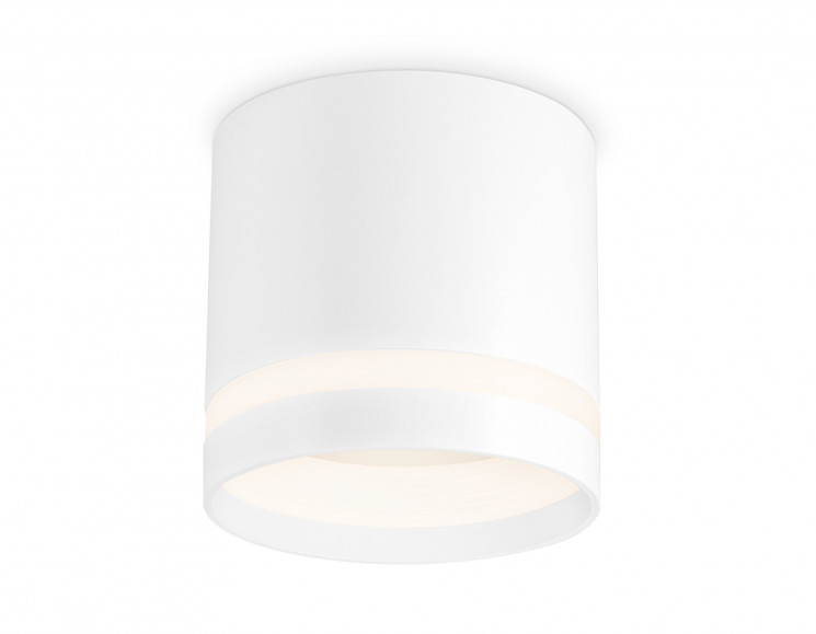 Накладной точечный светильник GX53 с акрилом TN5371 WH белый GX53 D82*80 Ambrella Light TN5371