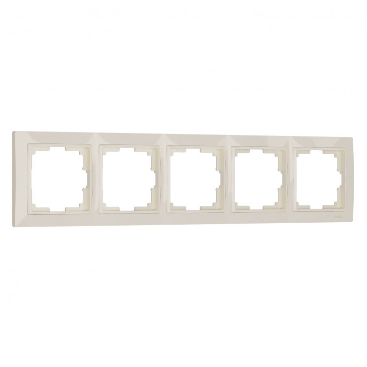 Рамка на 5 постов слоновая кость, basic Werkel W0052003 (WL03-Frame-05 Snabb basic)