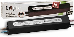 Блок питания Navigator 71 470 ND-P20-IP67-12V
