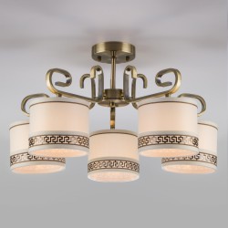 Потолочный светильник  Eurosvet Frangia 60086/5 античная бронза