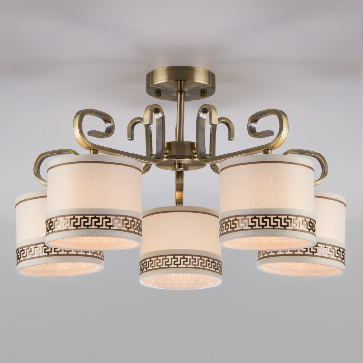 Потолочный светильник  Eurosvet Frangia 60086/5 античная бронза