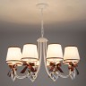 Подвесной светильник  Eurosvet Terry 60066/8 белый/коричневый