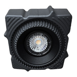 Светильник встраиваемый ST Luce светодиодный в натяжной ПВХ потолок Черный LED 1*7W 4000K 560Lm Ra80 60° IP2 ST753.448.07