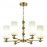Светильник подвесной ST Luce латунь/белый E27 6*40W          SL2003.303.06