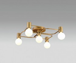 Светильник потолочный ITALLINE Vega PL 6088/5 bronze