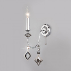 Бра Eurosvet 10120/1 хром/дымчатый хрусталь Strotskis (10110/1) Telao