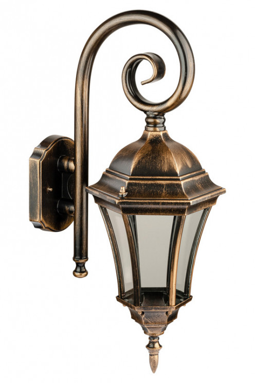 Настенный уличный(фасадный) светильник YAOHUALUX 91302S/18S Gb ASTORIA 1 S