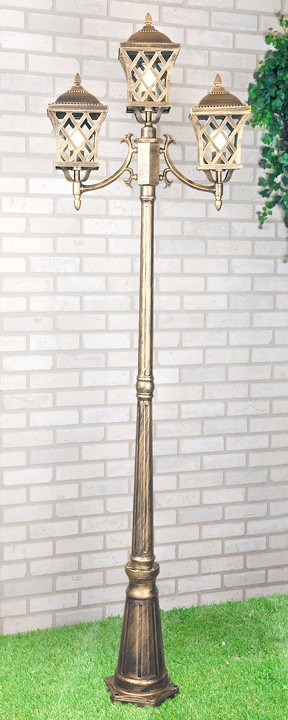 Светильник Elektrostandard Cassiopeya F/3 черное золото