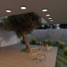 Потолочный светильник Maytoni O431CL-L30B3K Zon IP65 30Вт 3000К Диаметр 22 см Высота 5,8 см Черный