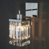 Настенный светильник с хрусталем Eurosvet Barra 10100/1 хром/прозрачный хрусталь Strotskis