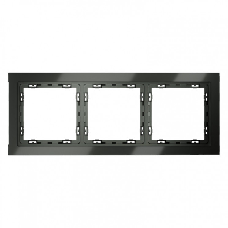 Рамка 3 поста VOLTUM VLS110306 титан