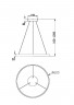 Светильник подвесной Maytoni Rim MOD058PL-L32BS3K