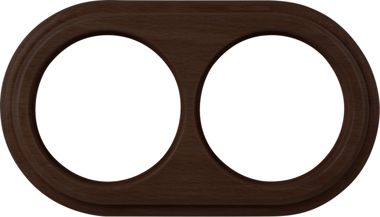 Рамка на 2 поста венге Werkel W0025226 (WL15-frame-02 Legend)