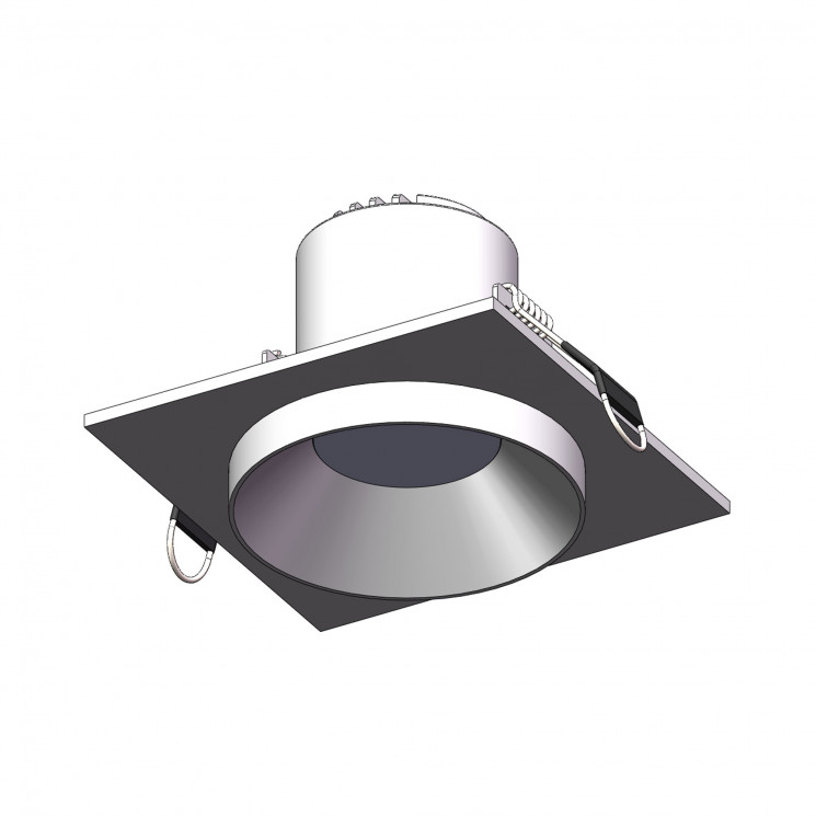 Светильник встраиваемый ST Luce Белый LED 1*10W 3000K 700Lm Ra>90 36° IP44 L100xW100xH64 85-265V    ST758.538.10