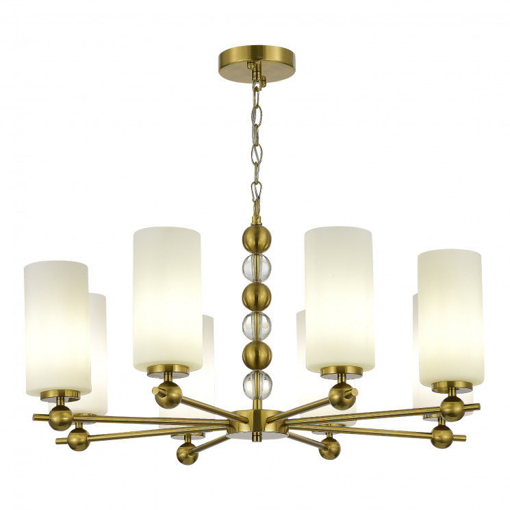 Светильник подвесной ST Luce латунь/белый E27 8*40W          SL2003.303.08