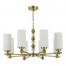 Светильник подвесной ST Luce латунь/белый E27 8*40W          SL2003.303.08