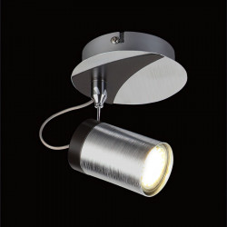 Спот Eurosvet 20044/1 хром/черный Logan