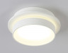 Светильник накладной TN5383 SWH/FR белый песок/белый матовый GX53 IP44 D105*40 Ambrella Light TN5383
