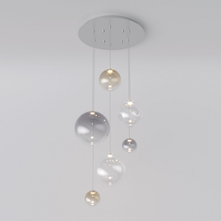 Подвесной светильник Eurosvet 50230 LED хром Wonder