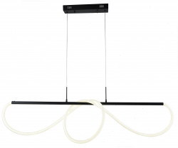 Kink Light 08041K,19(4000K) Подвес диммируемый Далия черный w135*20 h150 Led 72W (4000К) с пультом ДУ