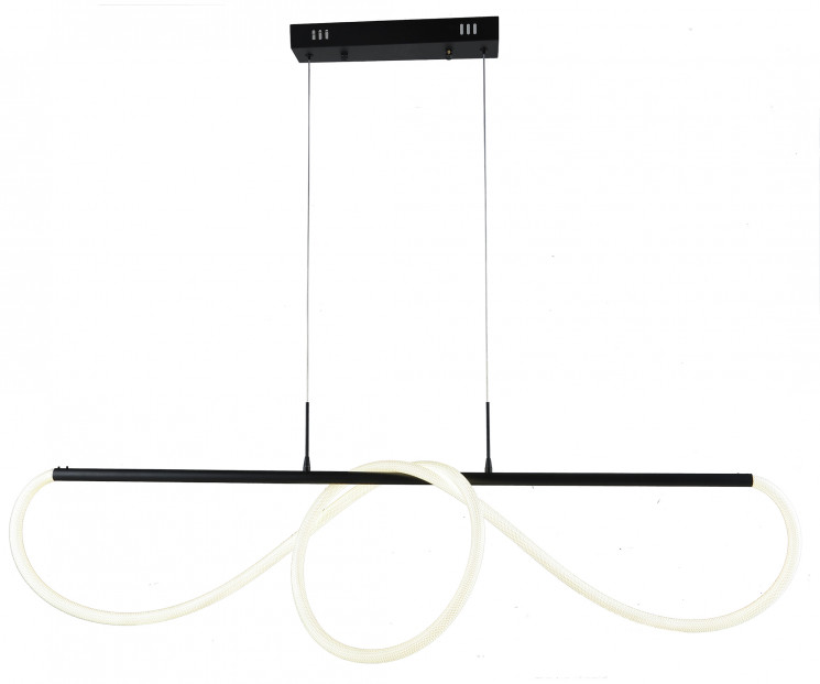 Kink Light 08041K,19(4000K) Подвес диммируемый Далия черный w135*20 h150 Led 72W (4000К) с пультом ДУ