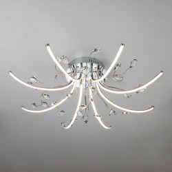 Потолочный светильник Eurosvet 90087/8 хром Sacura