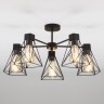 Потолочный светильник  Eurosvet Trappola 70107/5 черный