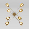 Потолочный светильник Eurosvet 70148/8 золото Grazia